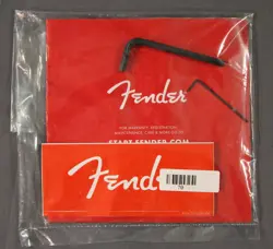 SEALED FENDER HEX ALLEN WRENCH SET WITH INFO BOOKLET + STICKER