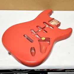 2025 FENDER AMERICAN VINTAGE II 61 STRATOCASTER BODY FIESTA RED STRAT GUITAR USA
