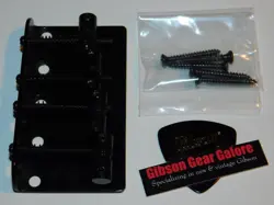 FENDER DUFF MCKAGAN PRECISION BASS BRIDGE ASSEMBLY BLACK GUITAR PARTS PROJECT P