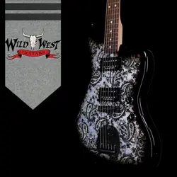 FENDER CUSTOM SHOP KYLE MCMILLIN MASTERBUILT JAZZMASTER HH NOS BLACK PAISLEY