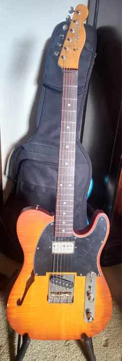 2001 FENDER TELECASTER THINLINE  - DUNCAN STL-1 BRIDGE PICKUP - PARTSCASTER