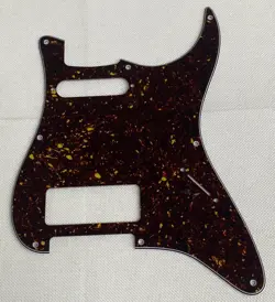 BROWN TORTOISE 4-PLY FENDER 8 HOLE STRATOCASTER WITH P90 STYLE GUITAR PICKGUARD