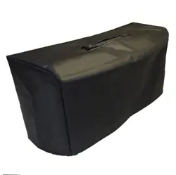 BLACK VINYL COVER FOR A FENDER SUPER SHOWMAN SS-1000 HEAD W/PIPING (FEND552)