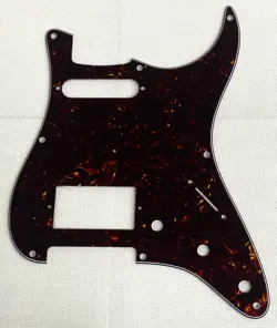 BROWN TORTOISE 4-PLY FENDER STRATOCASTER 8 SCREWS HS HUMBUCKER GUITAR PICKGUARD