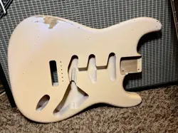 RELIC FENDER STRATOCASTER BODY ALDER VINTAGE AGED SHELL PINK NITROCELLULOSE 😍