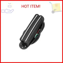 MUSICLILY HOT RAILS GUITAR SINGLE COIL SIZED HUMBUCKER STRAT PICKUP FOR FENDER S