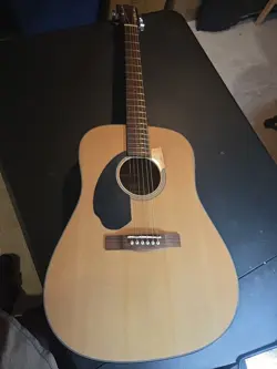 FENDER CD-60S LH 6 STRING LEFT-HANDED ACOUSTIC GUITAR *READ