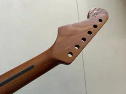 NEW 22 FRET STRAT ELECTRIC GUITAR NECK ROASTED FLAME MAPLE FOR DIY FENDERS PARTS