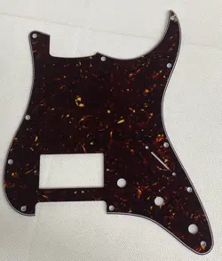 BROWN TORTOISE FENDER STRATOCASTER SINGLE STANDARD HUMBUCKER GUITAR PICKGUARD