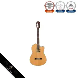 FENDER CN-140SCE THINLINE CONCERT NYLON STRING ACOUSTIC GUITAR  WITH 2-YEAR