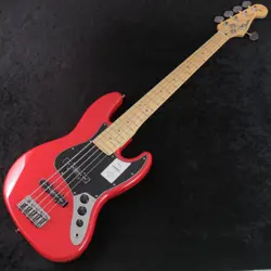 NEW FENDER / MADE IN JAPAN HYBRID II JAZZ BASS V MAPLE FB MODENA RED JD23028857