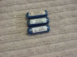 3 AJAX .047 @ 600 V. BLUE MOLDED CAPACITOR FPR FENDER AMP OR  MAGNATONE 1960S