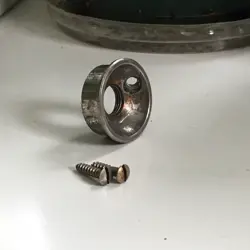 HEAVY RELIC TELE ELECTRO SOCKET OUTPUT JACK CUP GUITAR VINTAGE FENDER NOCASTER