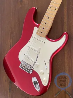 FENDER STRATOCASTER, CANDY APPLE RED, 1997, MADE IN JAPAN
