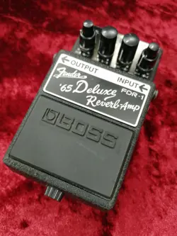 BOSS FDR-1 GUITAR REVERB EFFECT PEDAL SIMULATING FENDER 65 DELUXE REVERB USED