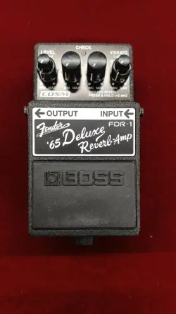 BOSS FDR-1 FENDER 65 DELUXE REVERB GUITAR EFFECTS PEDAL USED