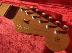 ALLPARTS MIJ LICENSED FENDER SMO-CRQ NITRO AGED STRATOCASTER NECK JAPAN GOTOH