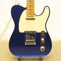 FENDER USA AMERICAN ULTRA TELECASTER USED 2019 ALDER BODY COBRA BLUE W/HARD CASE