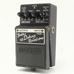BOSS FDR-1 FENDER 65 DELUXE REVERB AMP MODEL COSM TUBE DRIVE USED