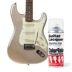 COLORTONE AEROSOL GUITAR LACQUER SPRAY, SHORELINE GOLD METALLIC, FENDER...