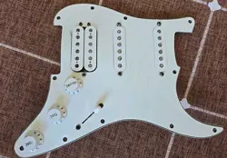 GENUINE FENDER STANDARD STRATOCASTER HSS LOADED PICKGUARD MIM STRAT MEXICO