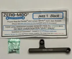 ZERO-MOD THUMB REST FOR FENDER JAZZ BASS