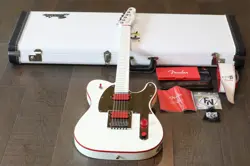 UNPLAYED! FENDER JOHN 5 SIGNATURE GHOST TELECASTER 2022 + OHSC COA