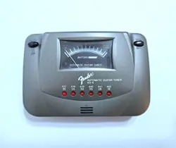 FENDER AG6 AUTOMATIC GUITAR TUNER GRAY VINTAGE