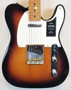 FENDER VINTERA '50S TELECASTER, MAPLE FINGERBOARD, 2-COLOR SUNBURST, W/GIG BAG