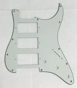 PARCHMENT 3-PLY FOR FIT FENDER US HHH STRATOCASTER STYLE GUITAR PICKGUARD