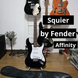 SQUIER BY FENDER AFFINITY STRAT BLACKIE