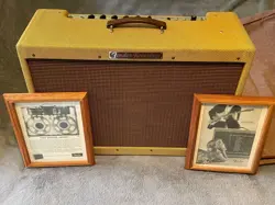 1959 FENDER HIGH POWER TWEED TWIN 5F8-A VINTAGE TUBE AMP ORIGINAL PRE CBS FENDER