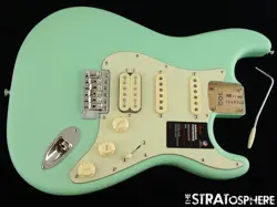 FENDER AMERICAN PERFORMER HSS STRATOCASTER STRAT LOADED BODY SURF GREEN.