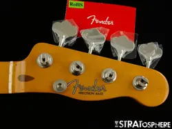 FENDER AV II AMERICAN VINTAGE 1954 PRECISION BASS P NECK & TUNERS MAPLE $20 OFF