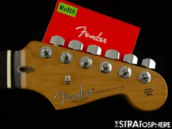 USED 2019 FENDER AMERICAN PROFESSIONAL II STRAT NECK +TUNERS ROASTED MAPLE