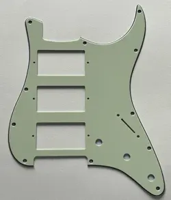 CUSTOM FOR FENDER US HHH STRATOCASTER GUITAR PICKGUARD,3 PLY VINTAGE GREEN