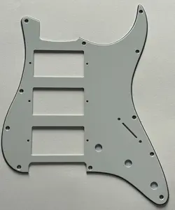 CUSTOM FOR FENDER US HHH STRATOCASTER GUITAR PICKGUARD,3 PLY PARCHMENT