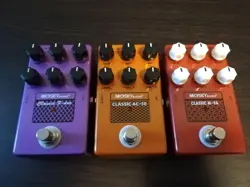 MOSKY DISTORTION EFFECTORS SET OF 3 MESA BOOGIE VOX FENDER AMP SIMULATOR PEDALS