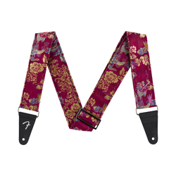 NEW FENDER SATIN DRAGON STRAP - WINE