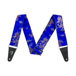 NEW FENDER SATIN DRAGON STRAP - ROYAL BLUE