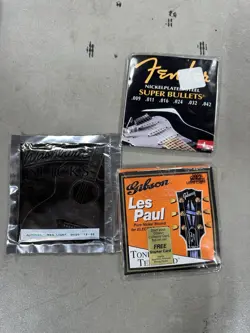 3 SETS GUITAR STRINGS FENDER GIBSON LES PAUL LIGHT MEDIUM LIGHT ULTRA LIGHT C22