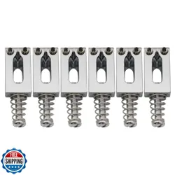 MUSICLILY 10.5MM GUITAR TREMOLO BRIDGE SADDLES SET FOR FENDER STRATOCASTER ST