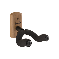 NEW FENDER ESSENTIALS GUITAR WALL HANGER - WALNUT
