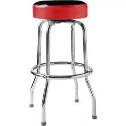 BARSTOOL CLASSIC RED/BLACK