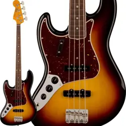 FENDER AMERICAN VINTAGE II 1966 JAZZ BASS LEFT-HAND 3-COLOR SUNBURST/ROSEWOOD SA