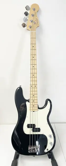 MINT 2019 FENDER USA BLACK PRECISION BASS GUITAR W/OHSC & CASE CANDY ~ FREE SHIP