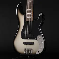 (FREE SHIPPING) FENDER TROY SANDERS PRECISION BASS SILVERBURST