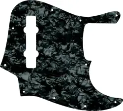 WD CUSTOM PICKGUARD FOR FENDER MADE IN MEXICO 5 STRING JAZZ BASS #28JBK JET B...
