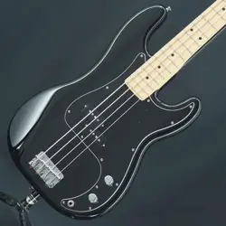FENDER MADE IN JAPAN HYBRID II PRECISION BASS USED ALDER BODY BLACK W/SOFT CASE