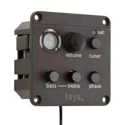 3 BANDS ISYS FENDER  ONBOARD PREAMP EQ BASS MIDDLE TREBLE WITH TUNER VOLUME